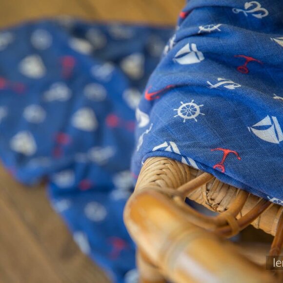 NWT Lenny Lamb Blanket Nautical - Picture 6 of 7